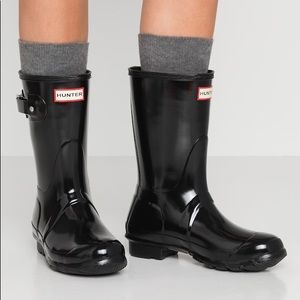 Black Hunter Short Boots